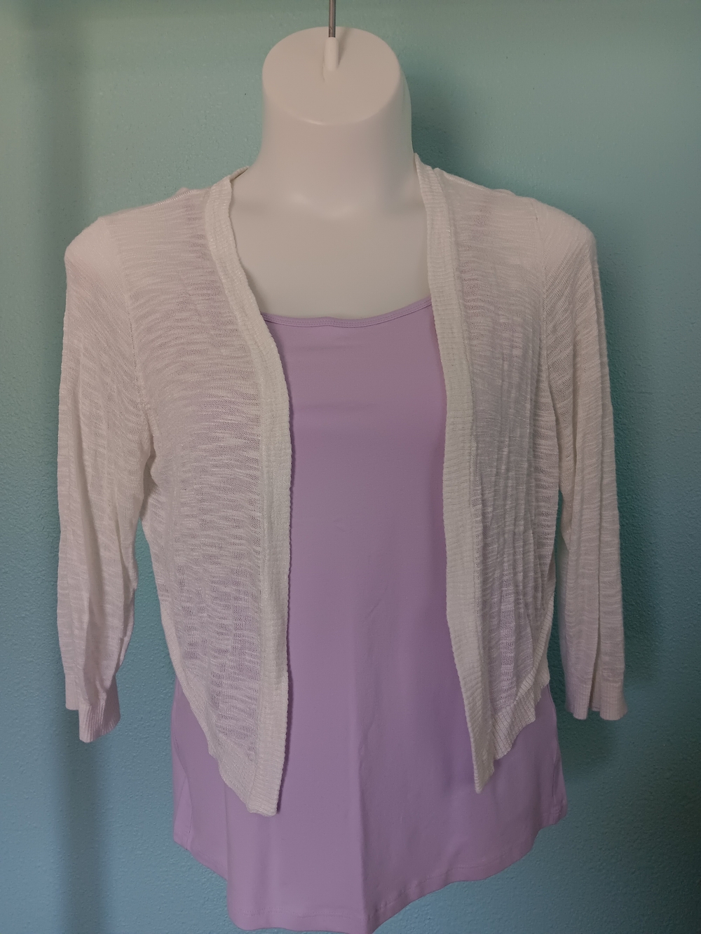 Torrid 2x Lightweight White Open-Front Cardigan - Women's Sweater